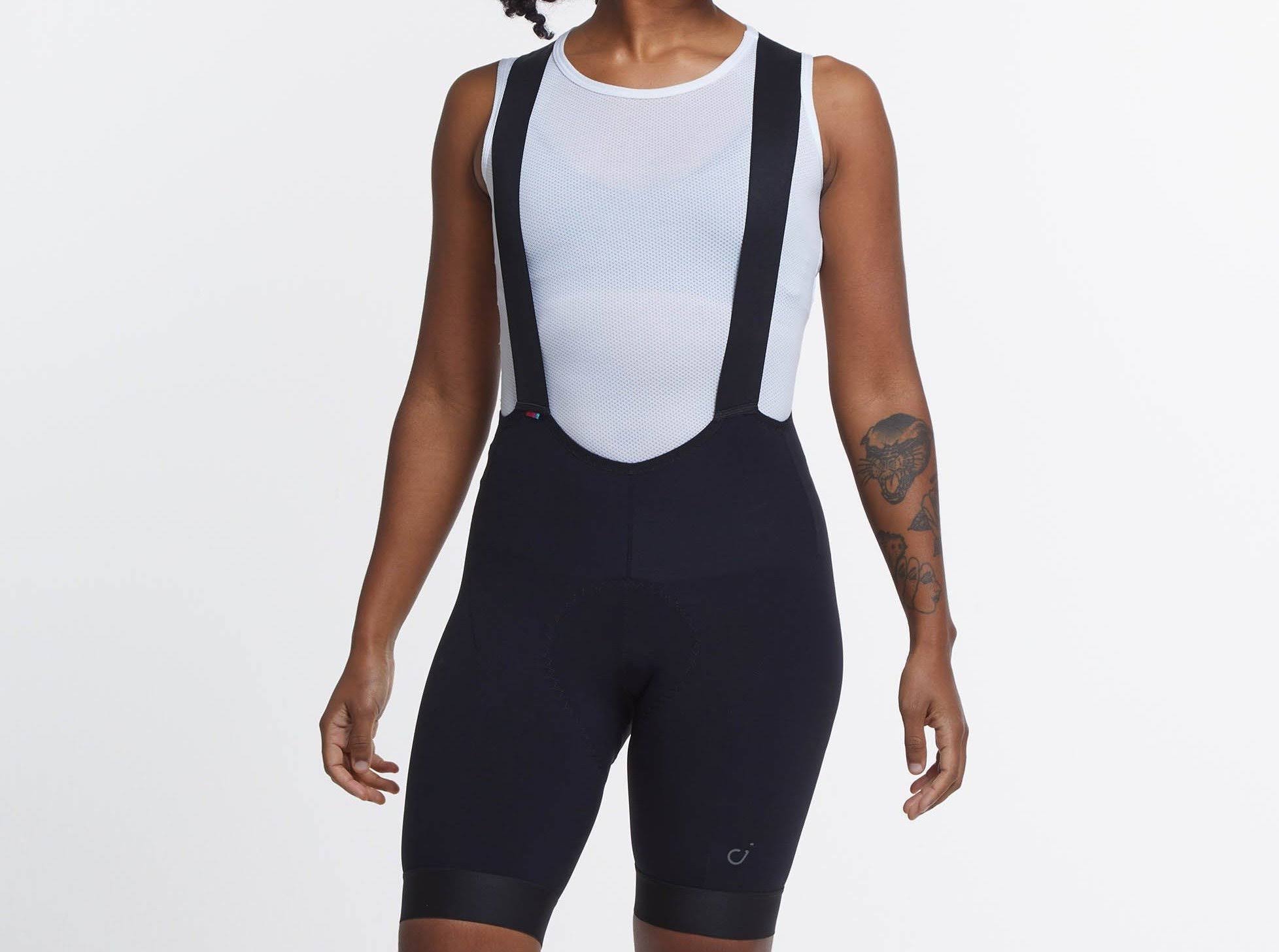 Velocio Ultralight Bib Shorts (Women's) - Black - No Mesh - MD