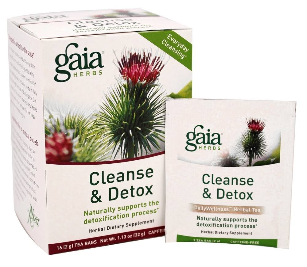 Gaia Herbs Cleanse & Detox Herbal Tea - 20 Tea Bags