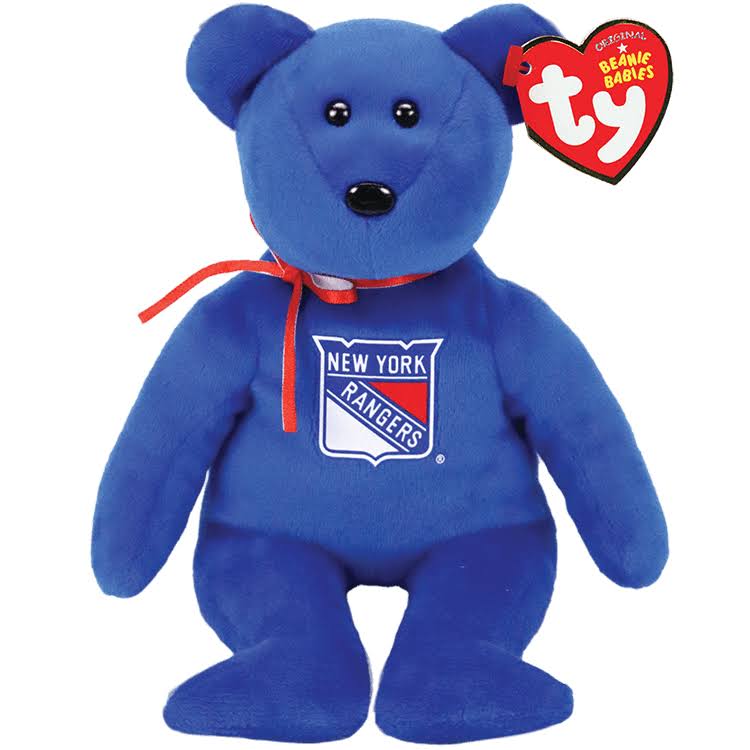 New York Rangers - NHL bear - Ty Beanie Babies