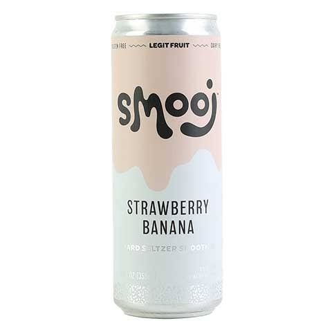Smooj Strawberry Banana Seltzer - 12oz Can