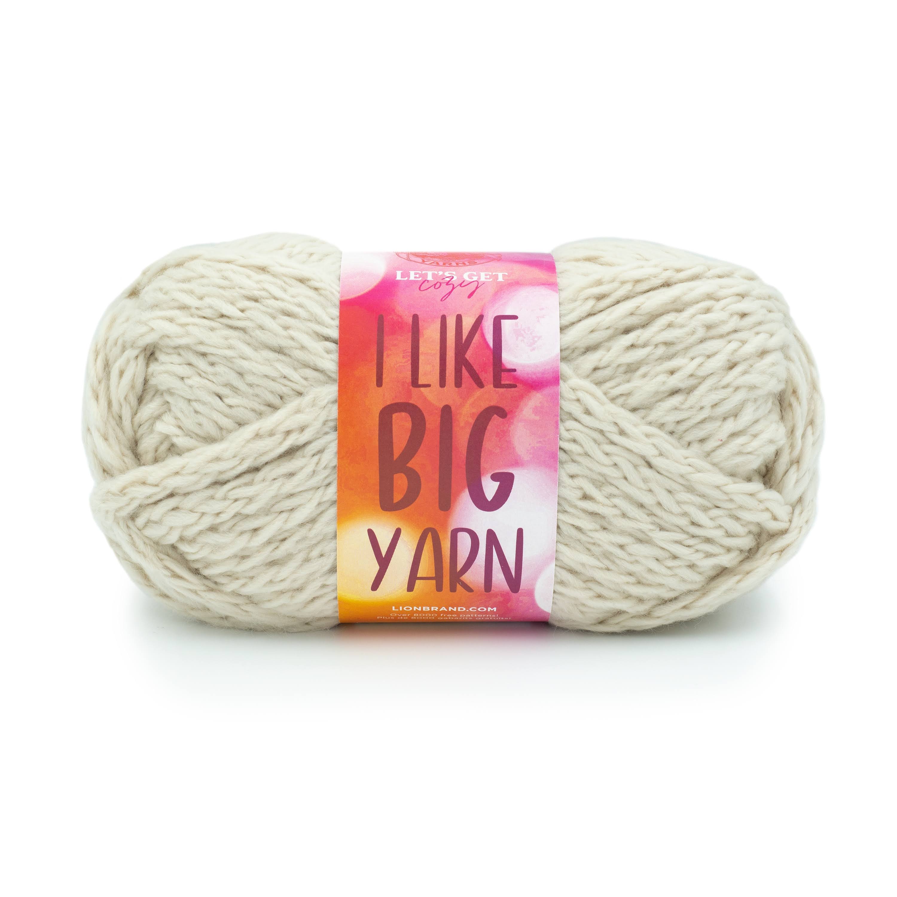 Lion Brand I Like Big Yarn-Almond Cream -956-098