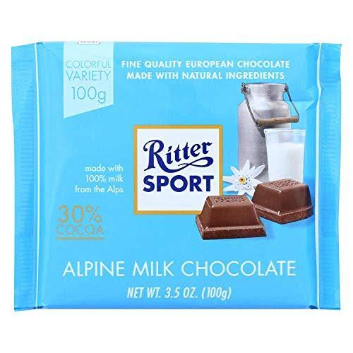Ritter Sport Alpine Milk Chocolate - 100g