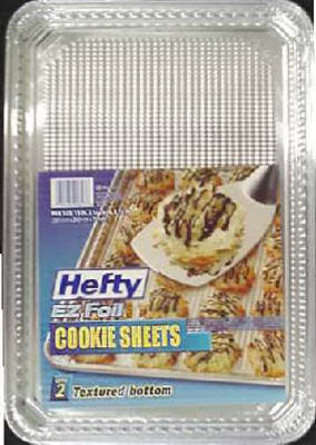 Hefty 00Z90827 Ez Foil Cookie Sheet - Silver Aluminum