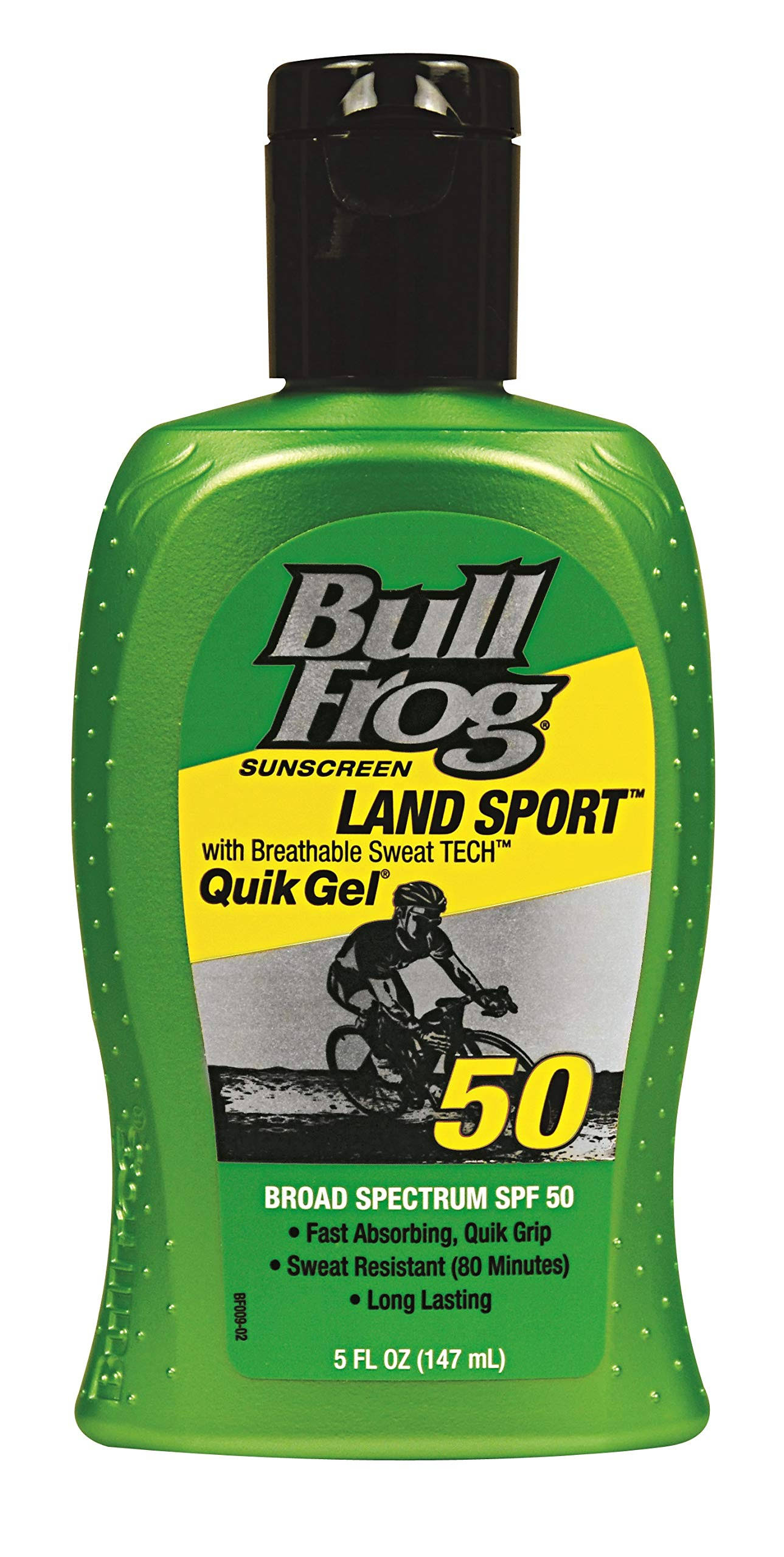 Bull Frog Water Armor Sport Quick Gel Sunscreen - Spf50, 5oz