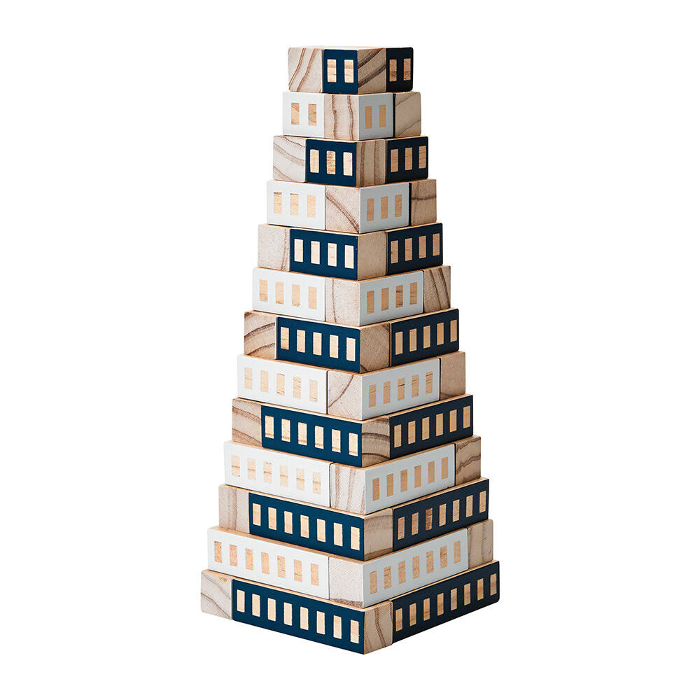 Areaware - Blockitecture Tower - Blue