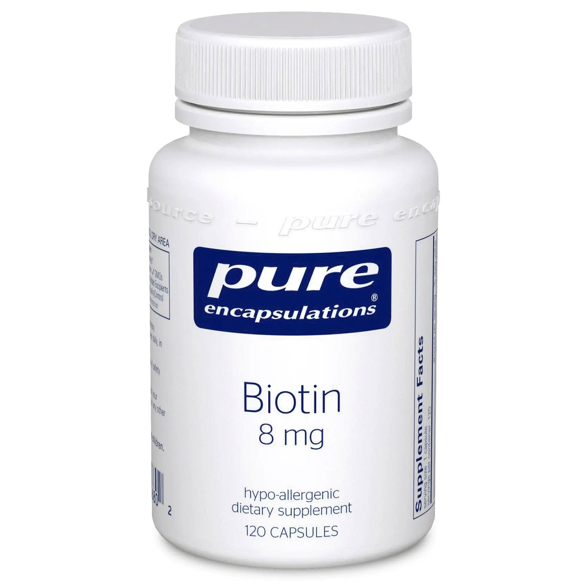Pure Encapsulations Biotin Supplement - 120 Capsules