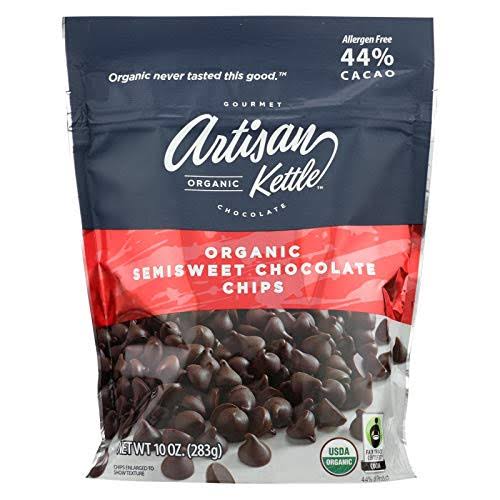 Artisan Kettle Chocolate Chips - Organic - Semisweet - Case Of 6 - 10