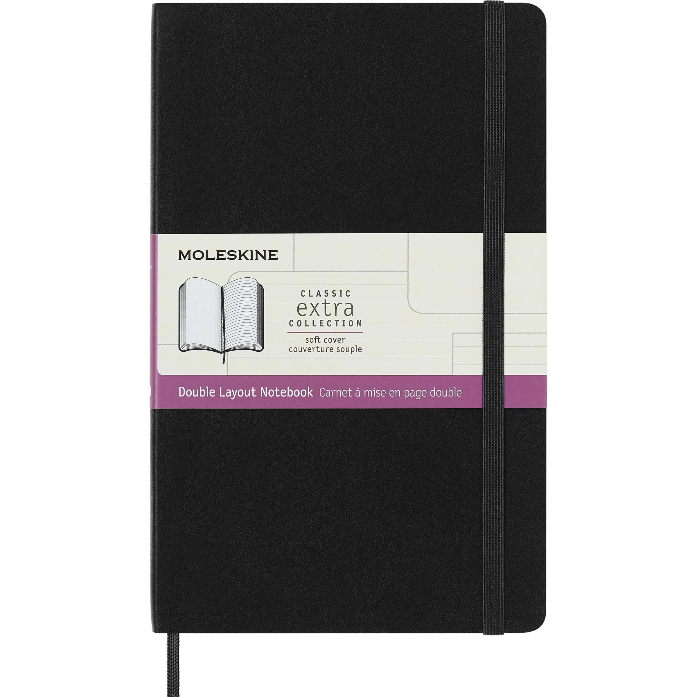 Moleskine Notebook Classic Large Black Soft Cover - Ruled/Plain
