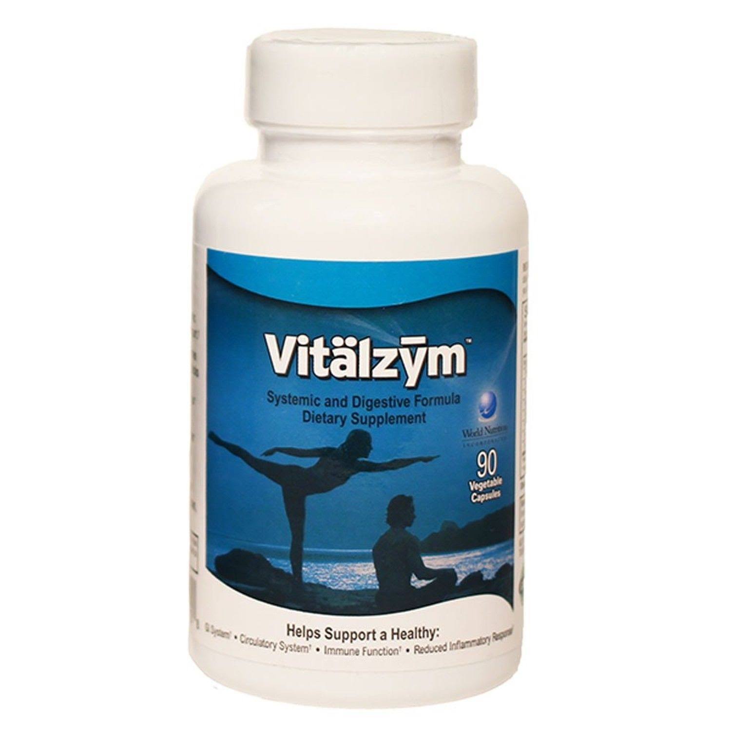 World Nutrition Vitalzym Hybrid Formula Dietary Supplement - 90 Capsules