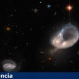 El Hubble detecta galaxias en colisión en una danza espectacular mientras James Webb se prepara
