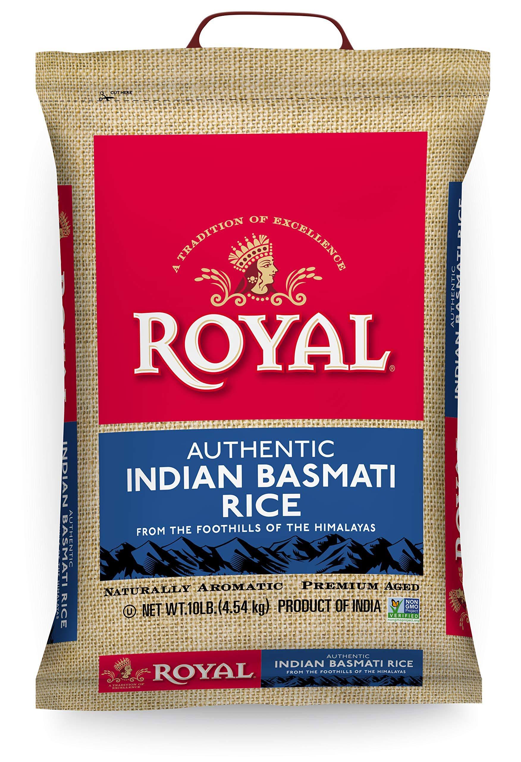 Royal Rice, Indian Basmati, Authentic - 10 lb