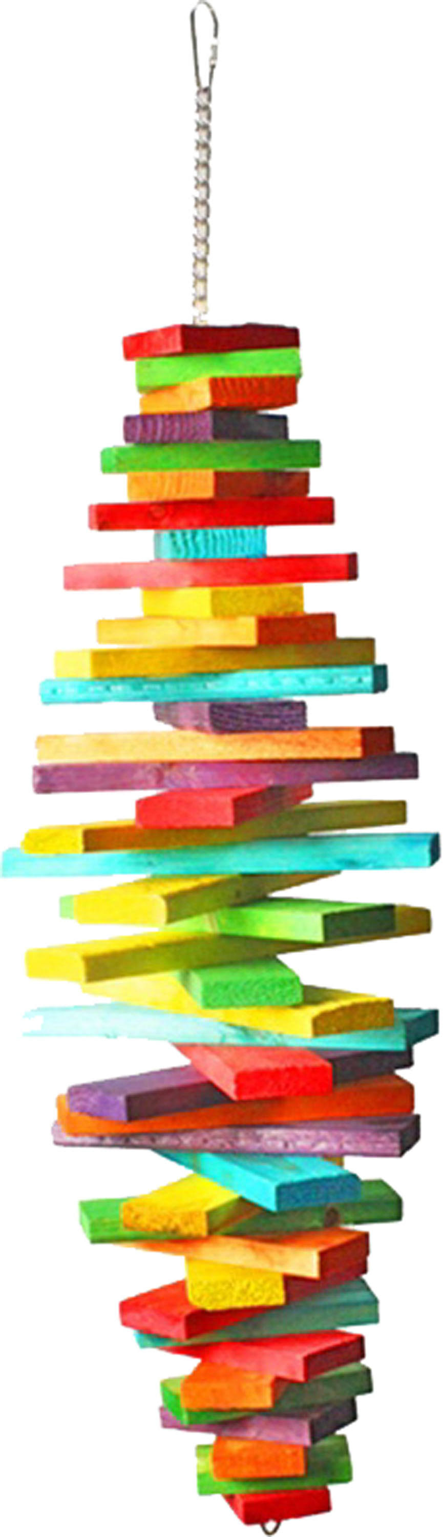 A & E Cage HB01268 Spiral Blocks, Multicolor - Medium