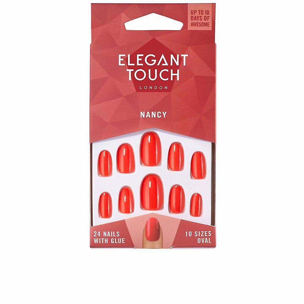 Elegant Touch Polish Nails - Nancy, 10 Sizes, 24 Pack