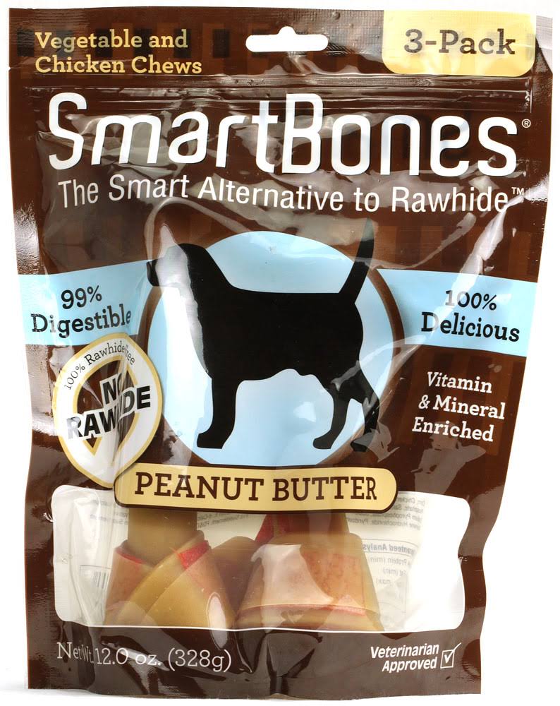 SmartBones Dog Chews - Vegetable And Chicken Chews, 3 Pack