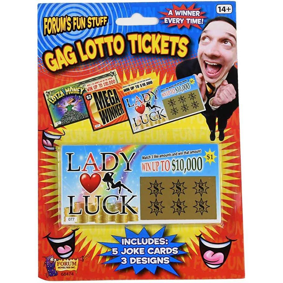 Forum Novelties Gag Lotto Tickets