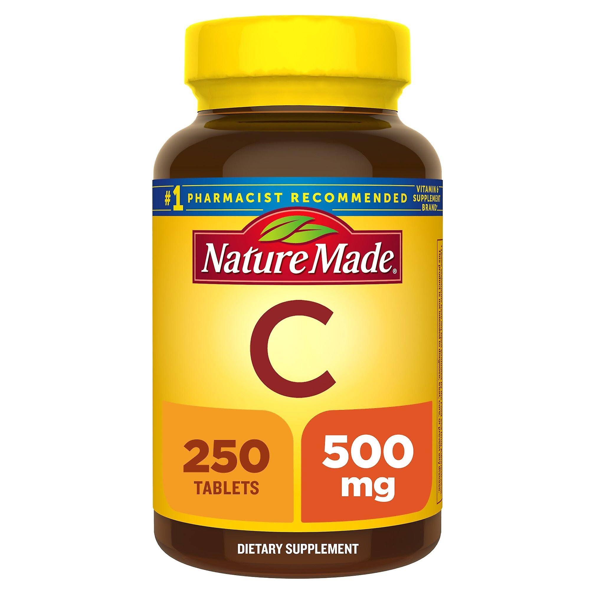 Nature Made Vitamin C - 500mg, 250 Caplets