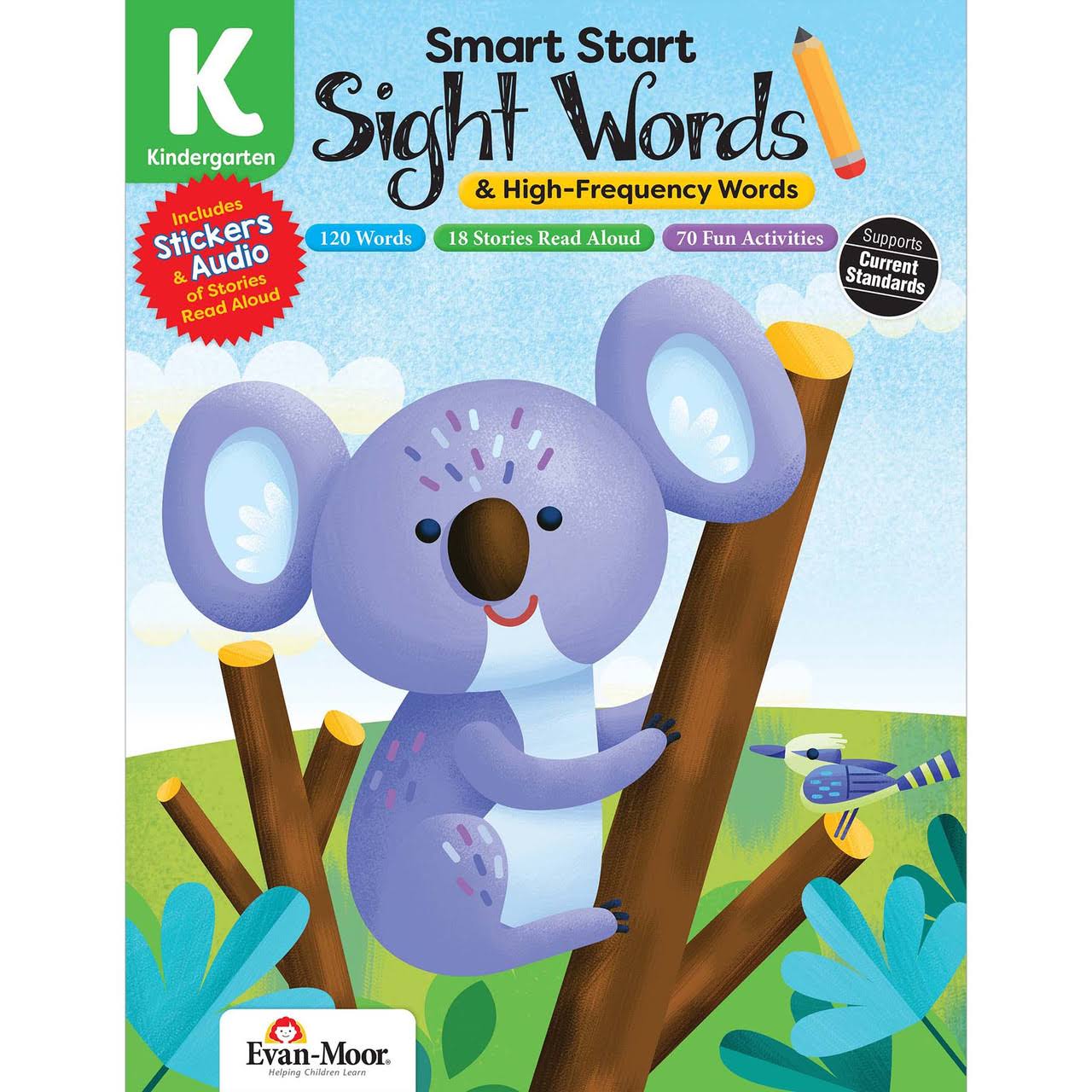 Grade K Smart Start: Sight Words Workbook One-Size Evan-Moor Educational Publishers
