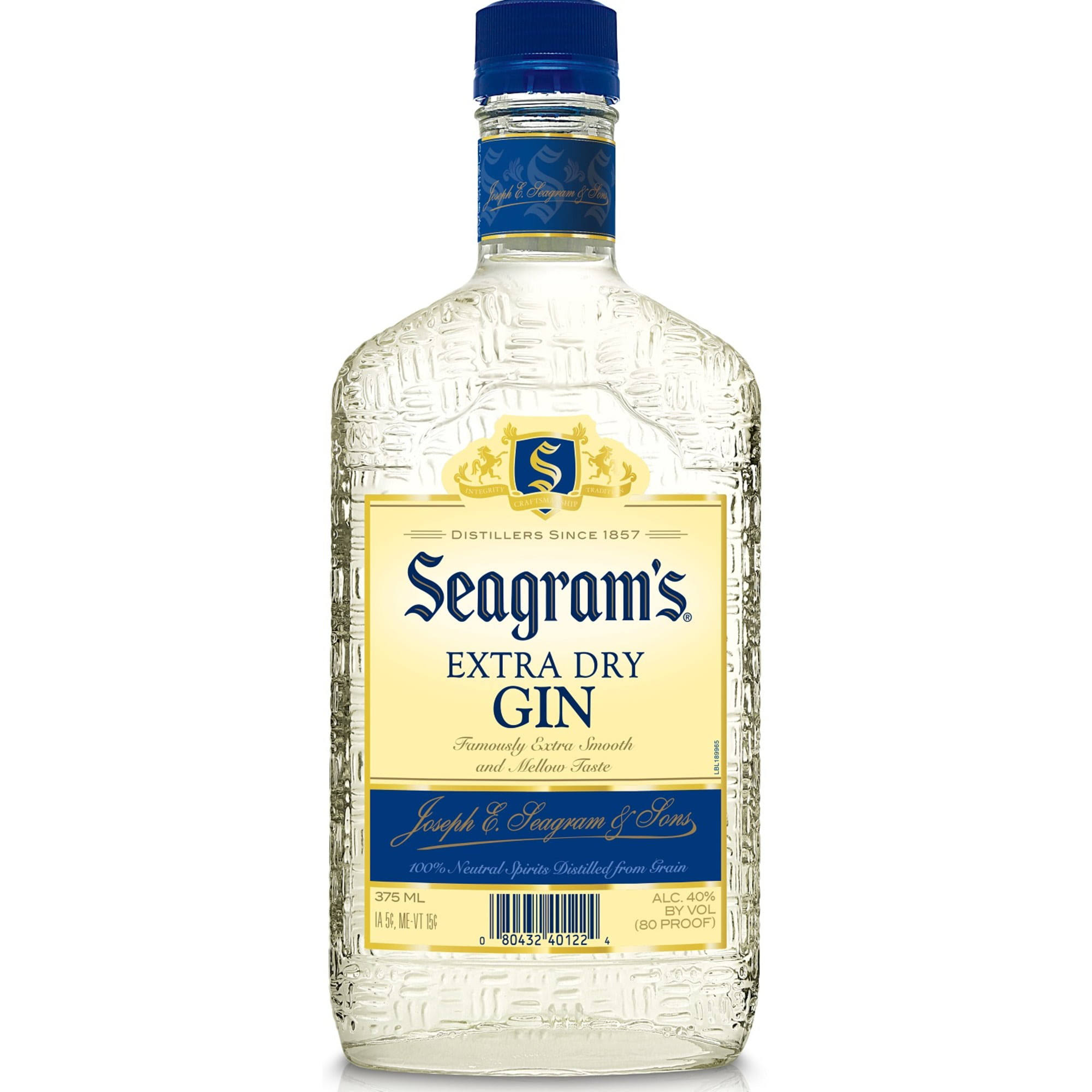 Seagram's Gin, Extra Dry - 375 ml