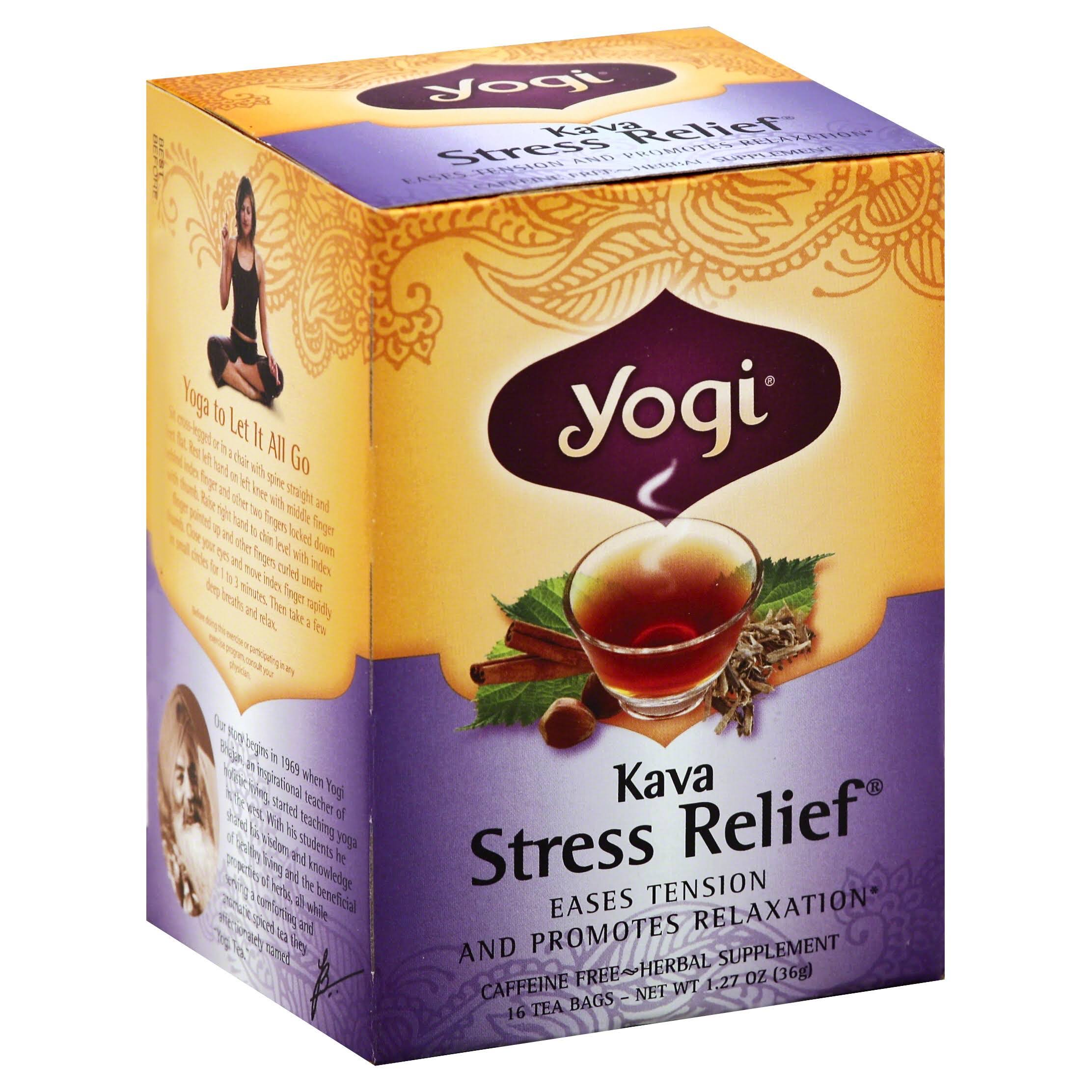 Yogi Tea Co. - Kava Stress Relief, 16 Tea Bags