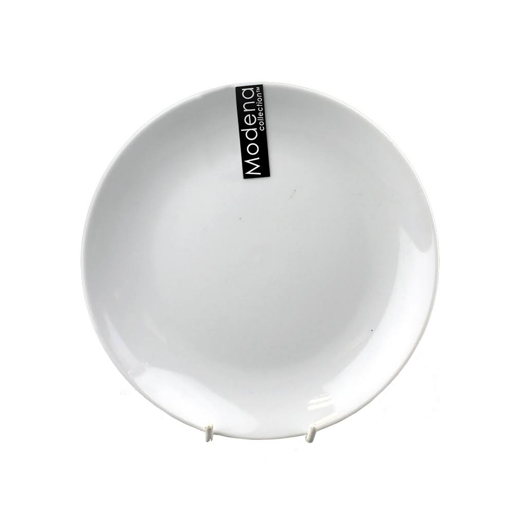 Modena Side Plate | White | 195mm - 6 Plate