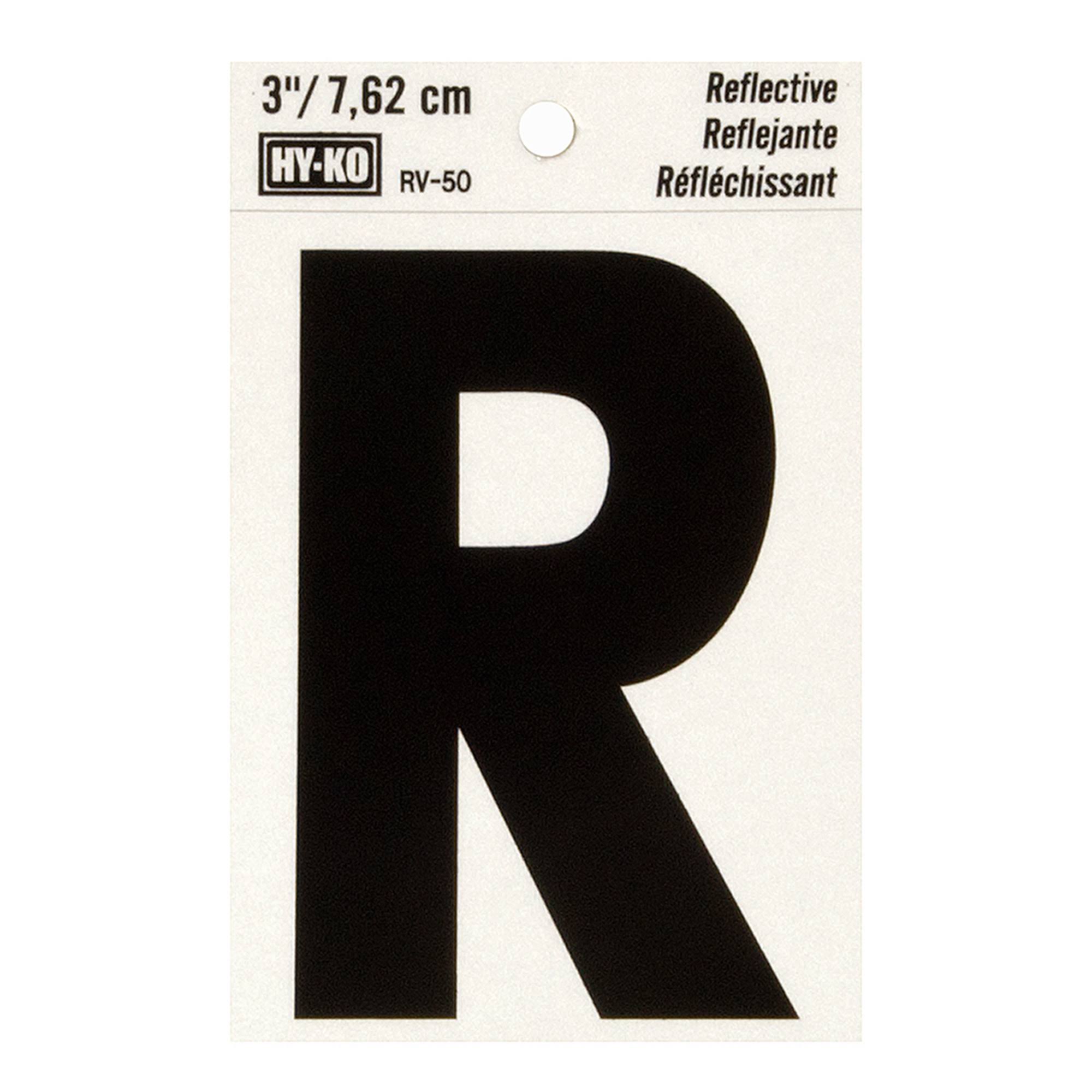 Hy-Ko Products Reflective R House Letter