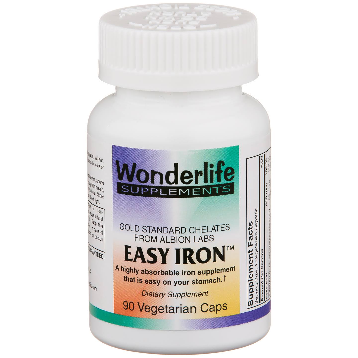 Nutrition Naturally Easy Iron - 90 capsules
