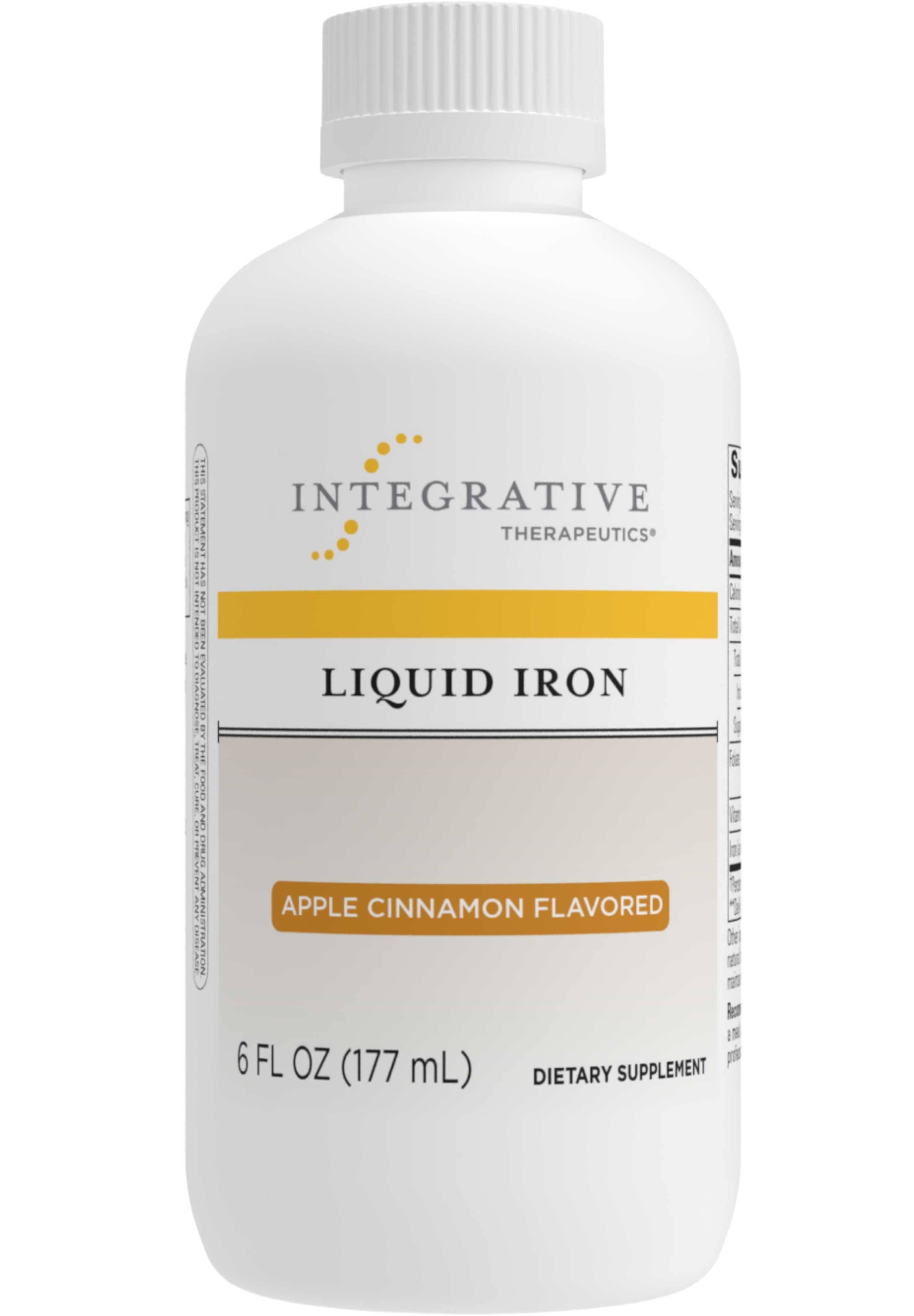 Integrative Therapeutics Liquid Iron Apple Cinnamon 6 oz
