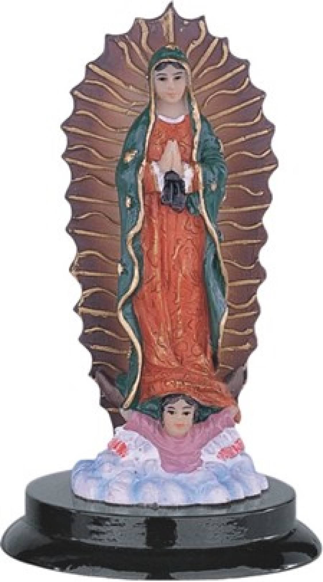 5 inch Our Lady of Guadalupe Holy Figurine Religious Decoration Decor