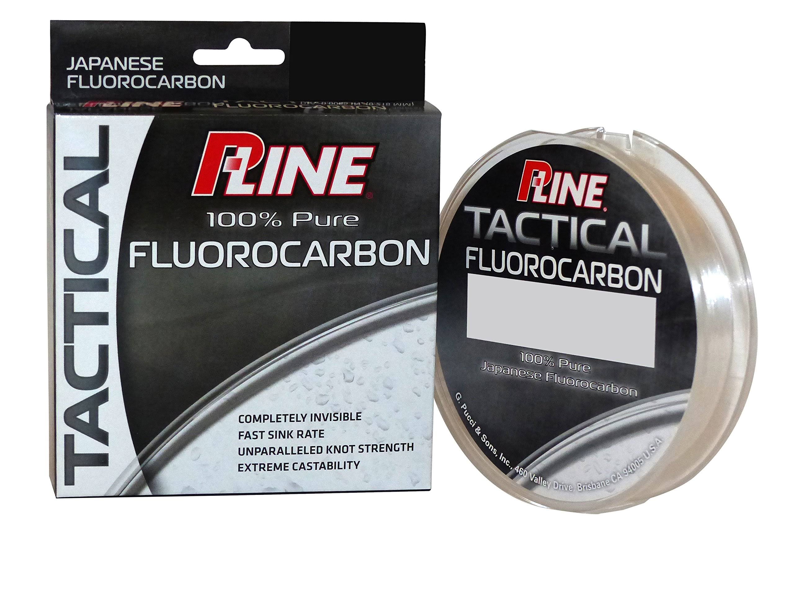 P-Line Tactical Fluorocarbon Fishing Line - Clear, 200yds