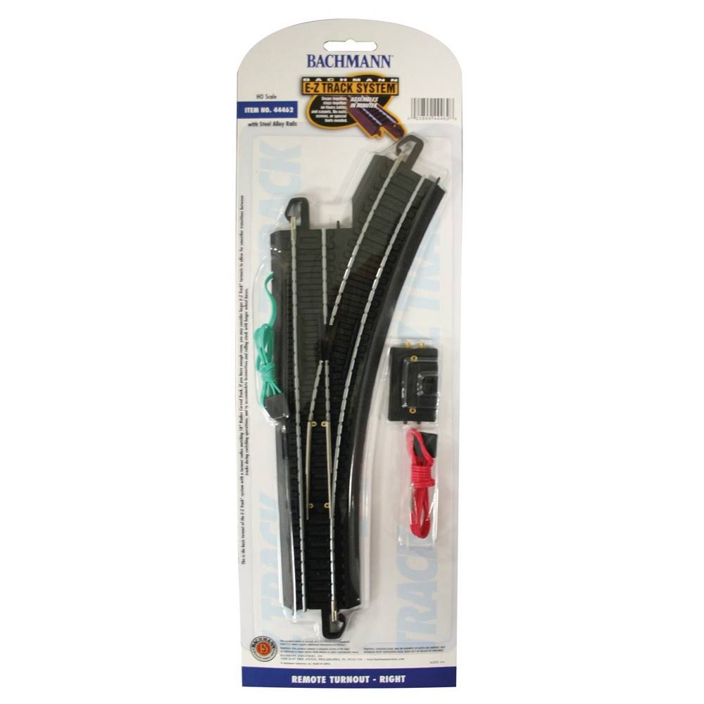 Bachmann Trains Snap-Fit E-Z Track Remote Turnout - Right