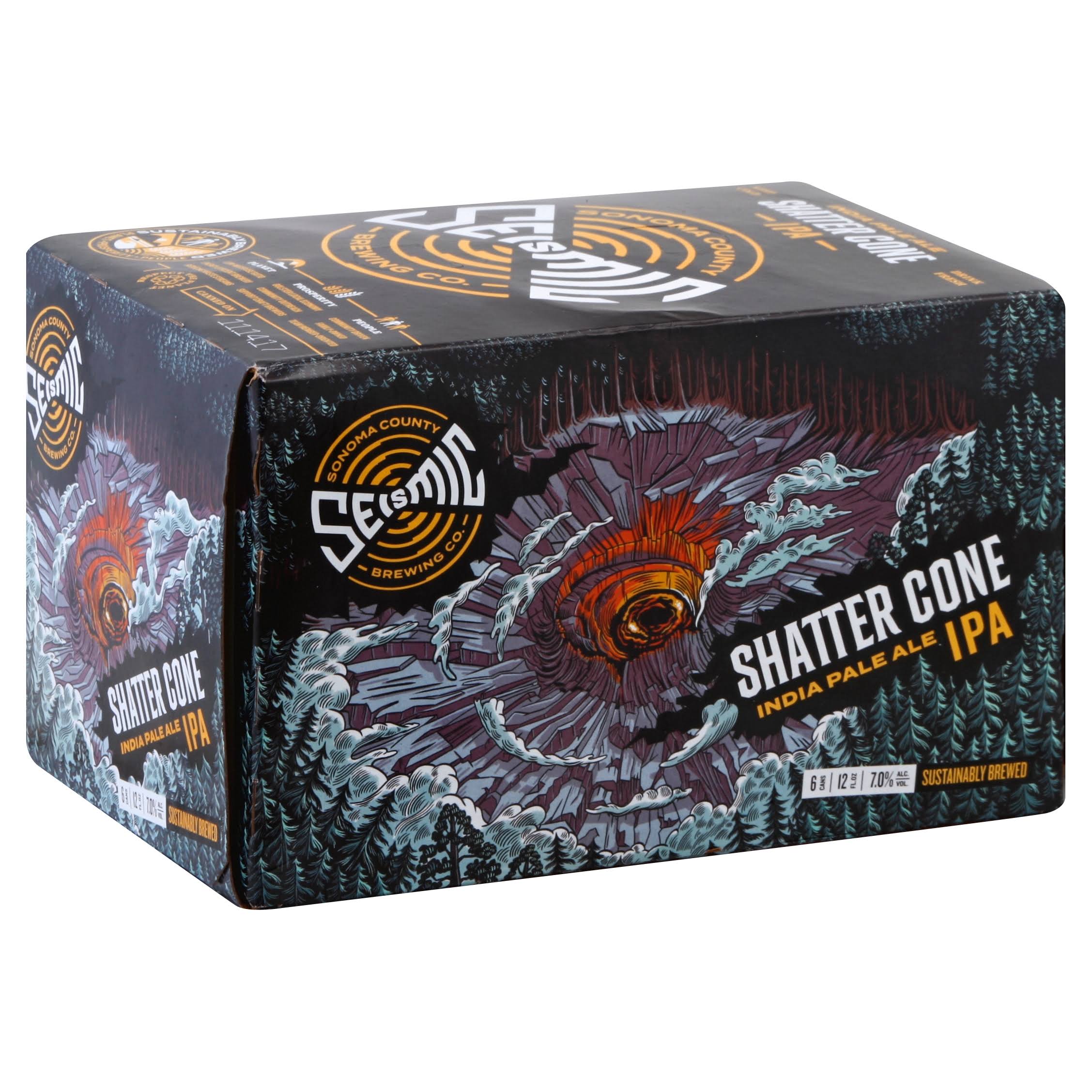 Seismic Beer, India Pale Ale, Shatter Gone IPA - 6 pack, 12 fl oz cans