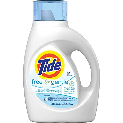 Tide 46 Oz. 32 Load Free & Gentle Liquid Laundry Detergent 3700041823