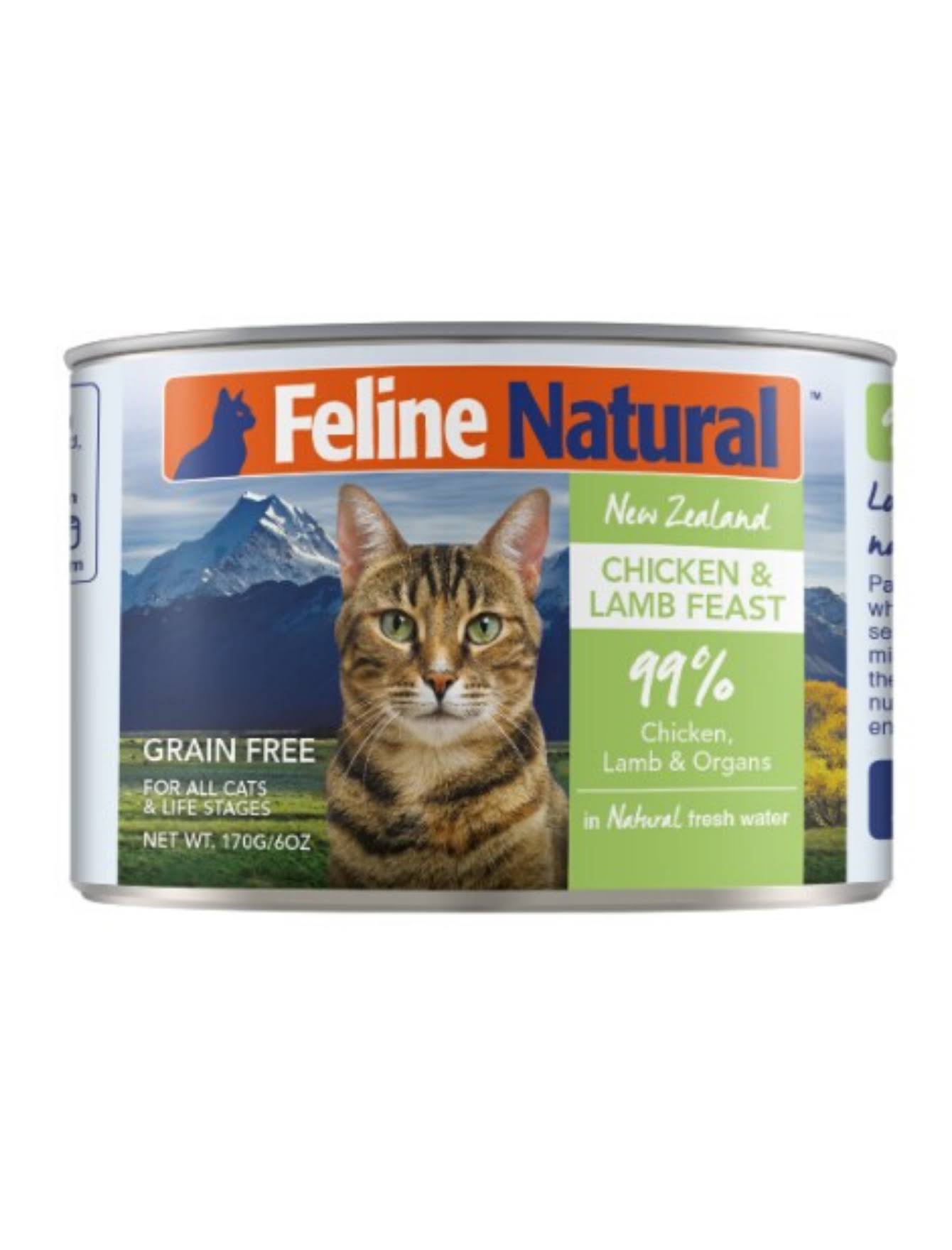 Feline Natural Canned Cat Food - Chicken & Lamb Feast