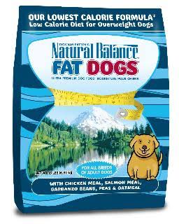 Natural Balance Fat Dogs Chicken and Salmon Formula Low Calorie Dry Dog Food - 15lb