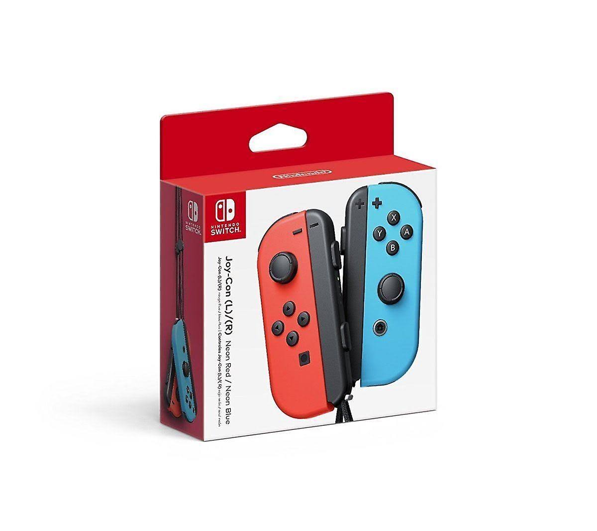 Nintendo Switch Joy-Con Set - L/R, Neon Red/Neon Blue