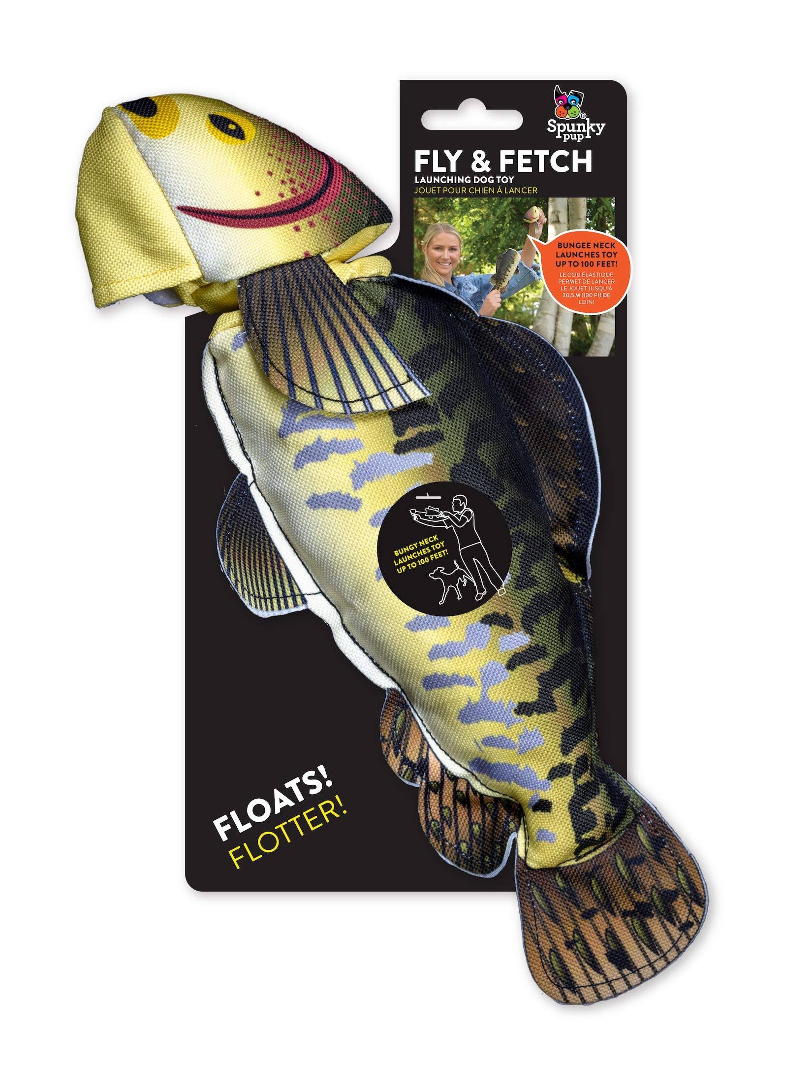 Fly and Fetch Fish Bass Launching Dog Toy