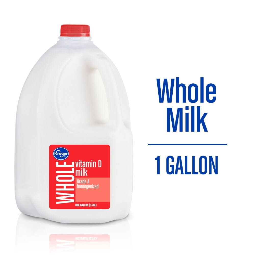 Kroger Vitamin D Whole Milk 1 Gal