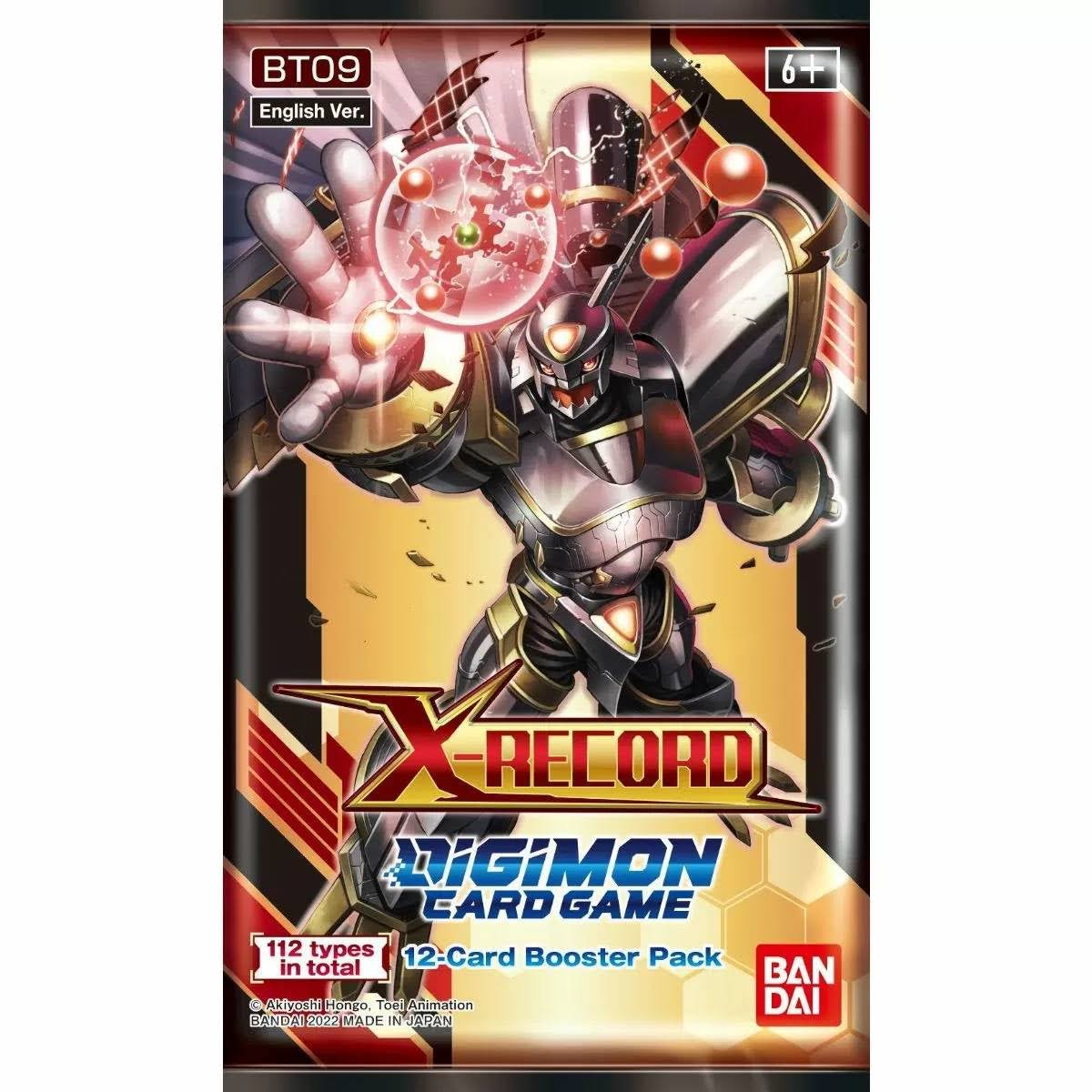Digimon Card Game Series 09 x Record BT09 Booster Pack