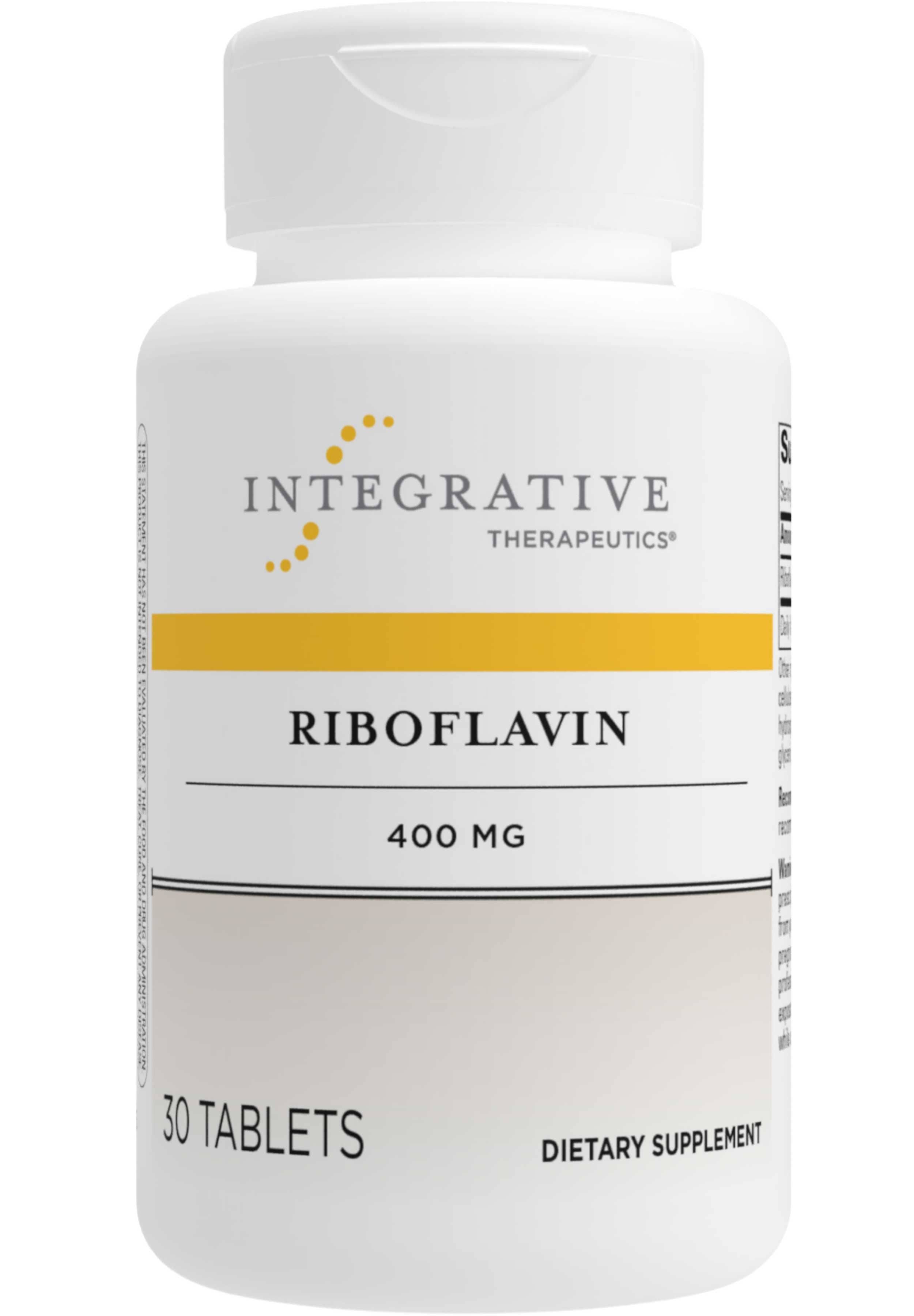 Integrative Therapeutics Riboflavin Vitamin B2 Supplement - 30ct