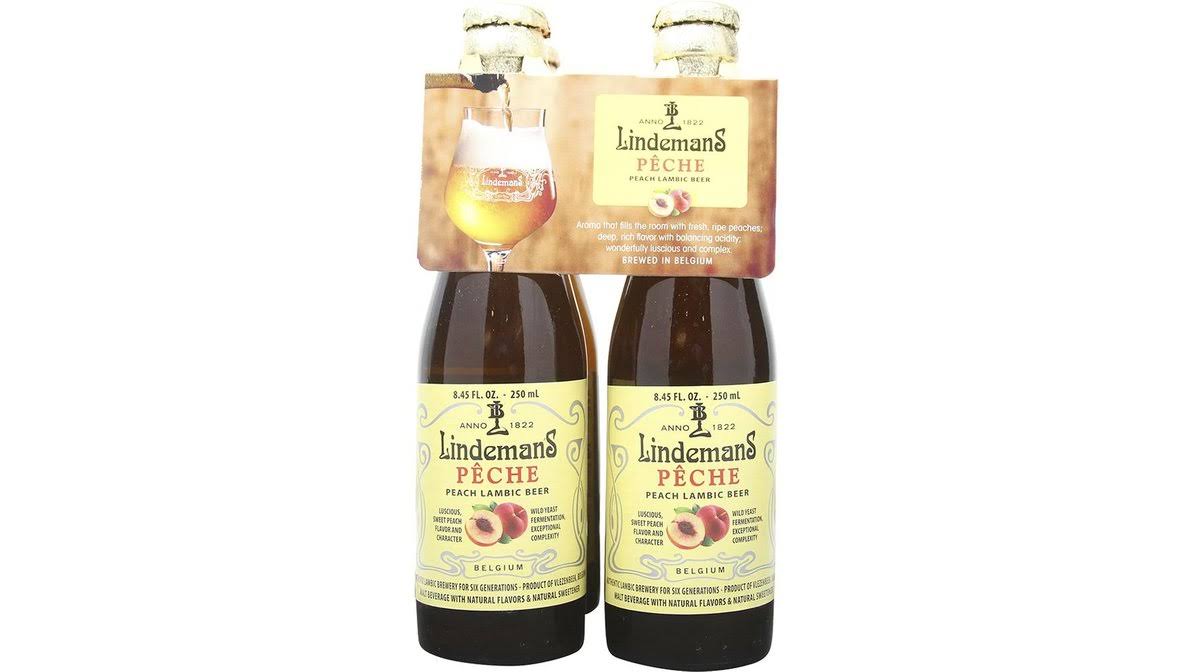 Lindemans Peche Lambic 8oz Bottles