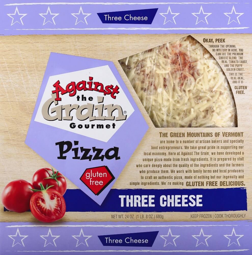 Against The Grain: Gluten Free Three Cheese Pizza, 24 oz