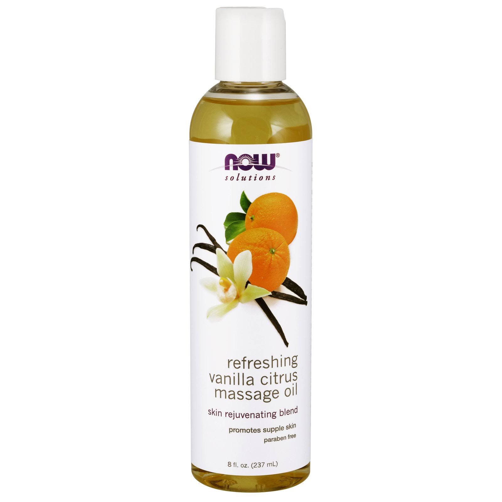 Now Refreshing Massage Oil Vanilla Citrus 8 fl.oz