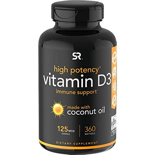 Sports Research Vitamin D3 Dietary Supplement - 360ct