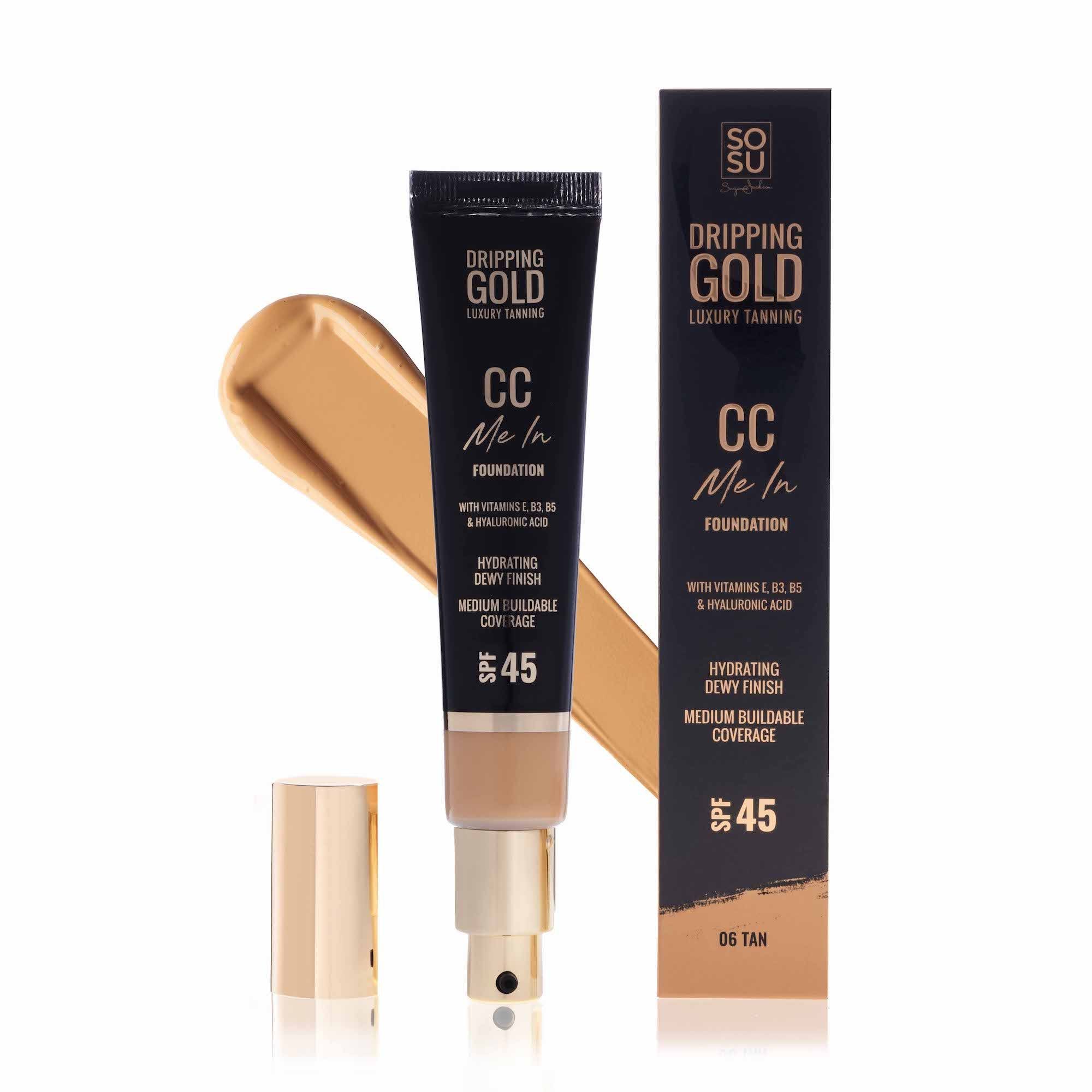 Dripping Gold CC Me in SPF45 CC Cream 35ml 06 Tan - SOSU Cosmetics