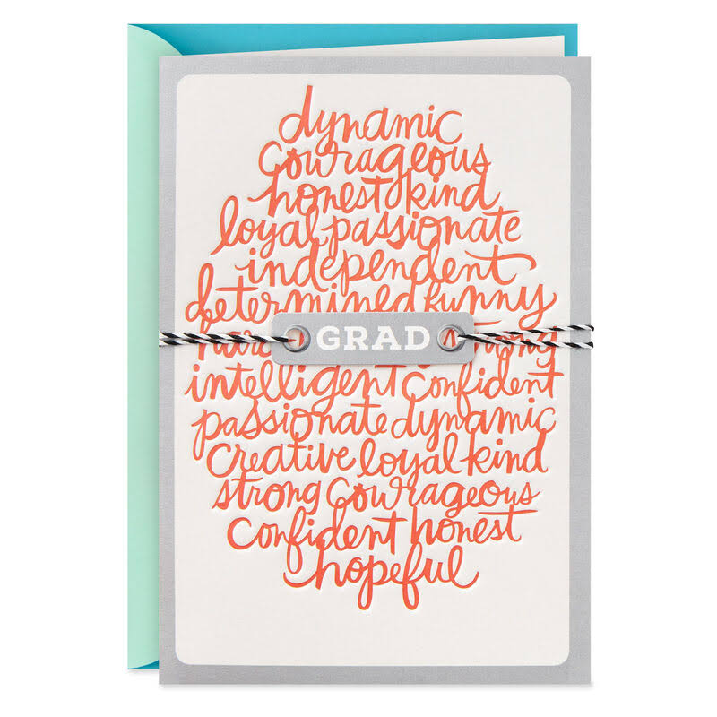 Hallmark Graduation Card, All That You Are and Hope to Be Graduation Card