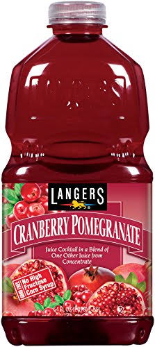 Langers Juice Cocktail - Pomegranate Cranberry, 64oz