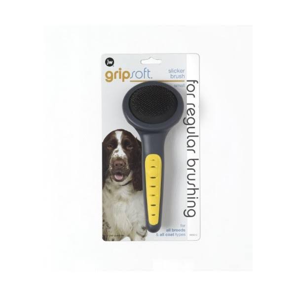 JW Pet Company GripSoft Slicker Dog Brush - Small