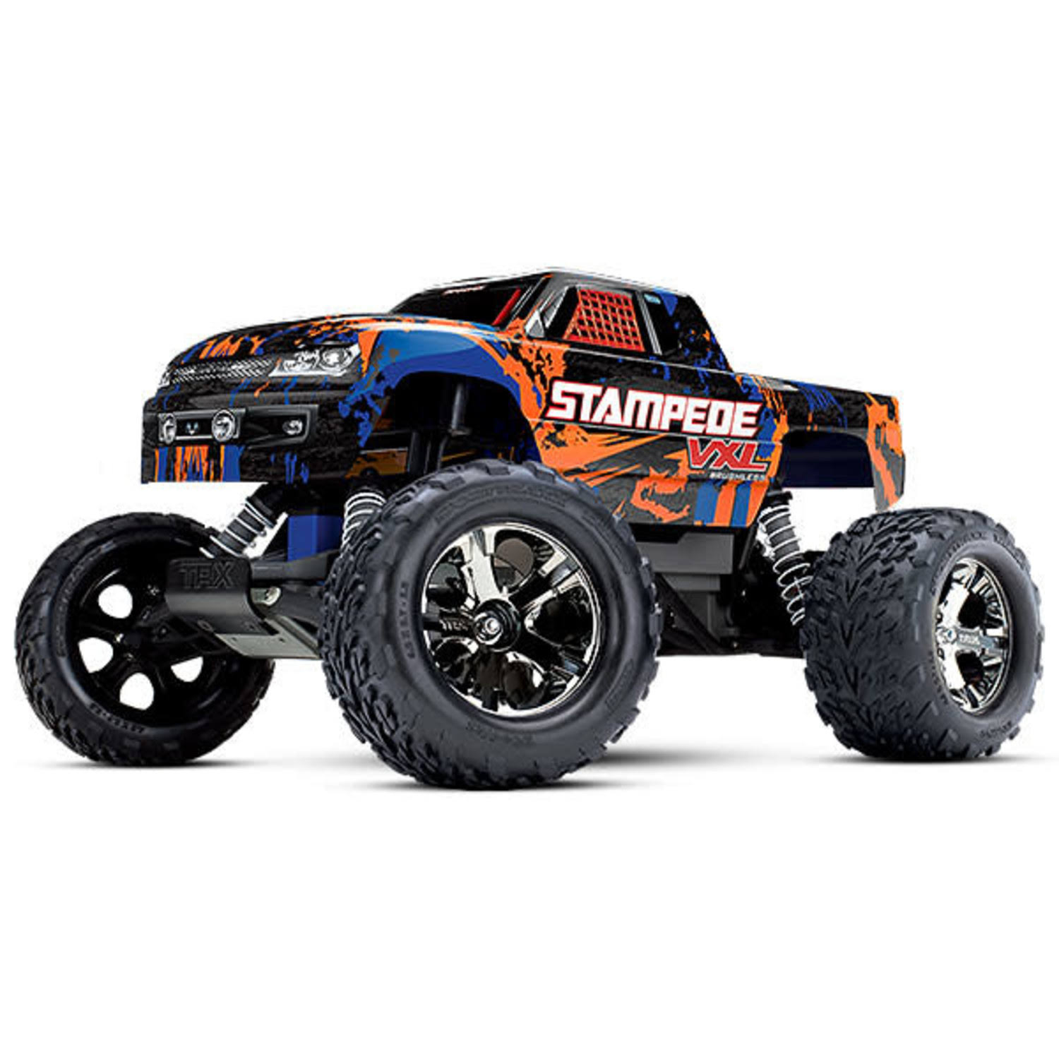 Traxxas 360764ORNG Stampede VXL: 1/10 Scale Monster