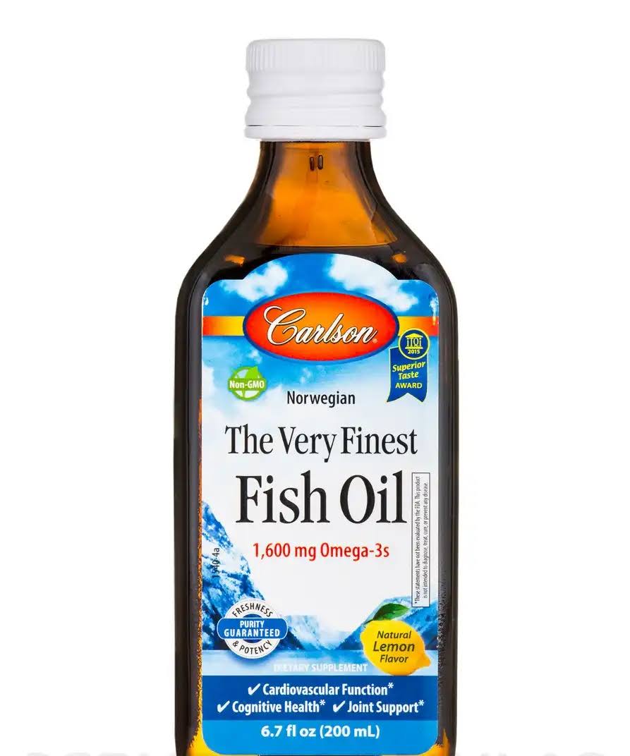 Carlson The Very Finest Fish Oil - Lemon, 200ml