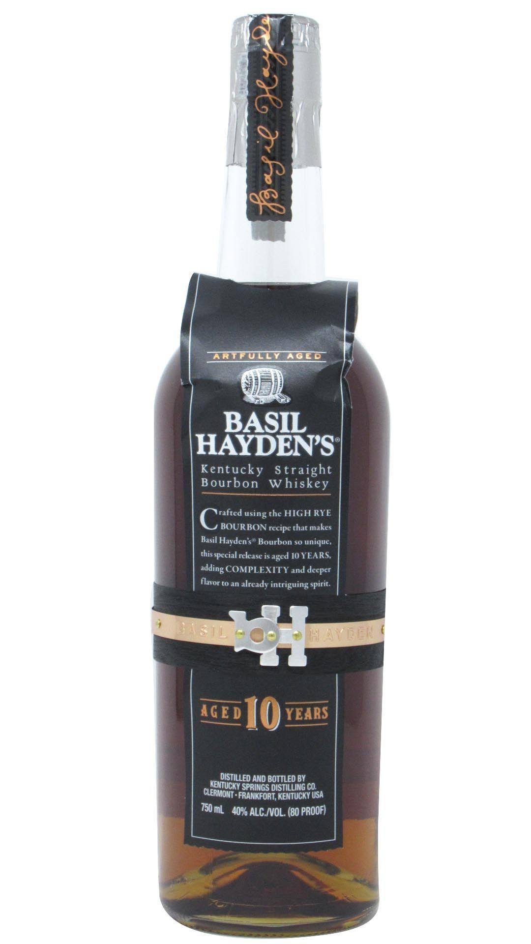 Basil Hayden's Kentucky Straight Bourbon 10 Year Old Whiskey 75cl